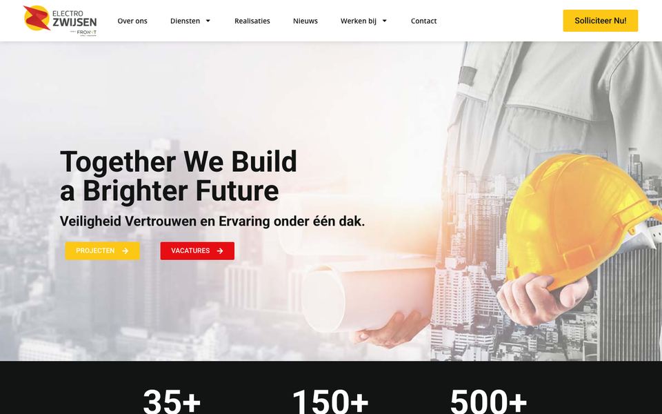 Homepage van Electro Zwijsen